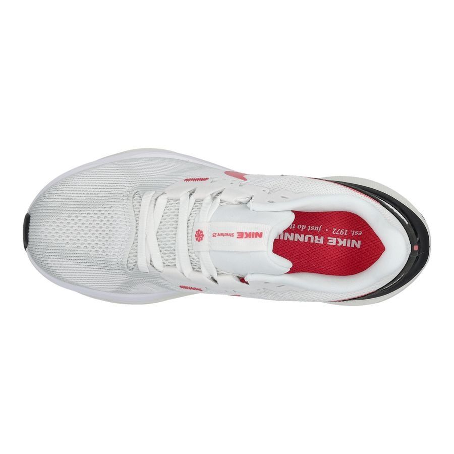 Nike Chaussures de Running Air Zoom Structure 25 - Blanc/Noir/Rose/Gris Femme