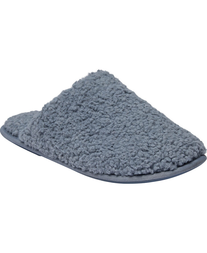 Magasin du Nord Collection Slipper in Curly upper - Sky Blue Sky blue