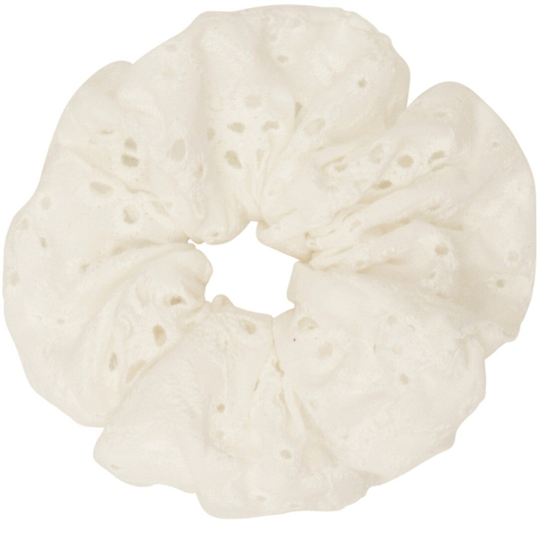 Mimi & lula haarelastiekjes scrunchie broderie anglaise