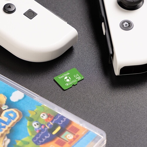Carte mémoire micro SD Sandisk NINTENDO 64GO YOSHI