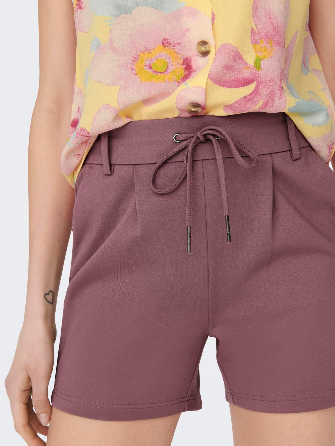 ONLPOPTRASH Normal geschnitten Shorts Rose Brown