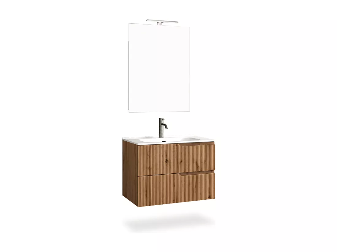Ensemble salle de bain 4 pièces VENERE Chêne