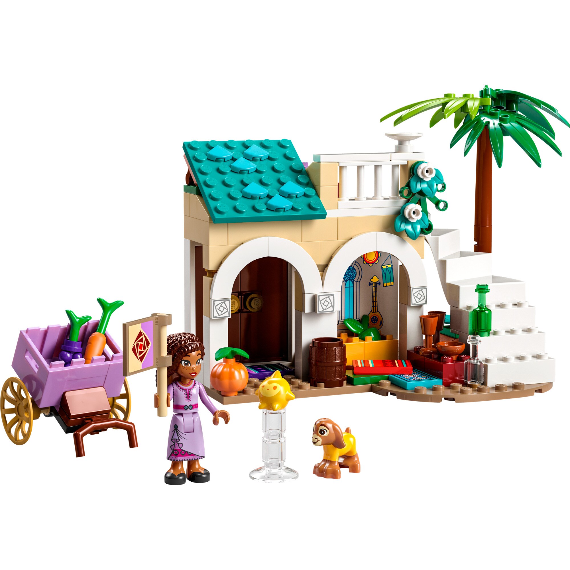 LEGO Konstruktionsspielzeug Disney Wish Asha in der Stadt Rosas