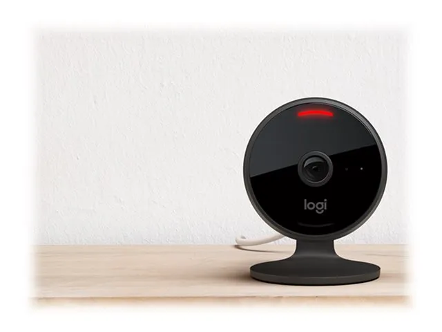 Logitech® | Circle View - Netværksovervågningskamera - udendørs, indendørs - vejrbestandig - farve (Dag/nat) - 1920 x 1080 - 1080p - audio - trådløs - WiFi