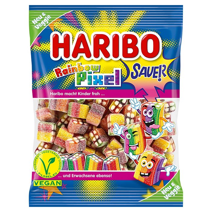 HARIBO Fruchtgummi 160 g, Regenbogen sauer