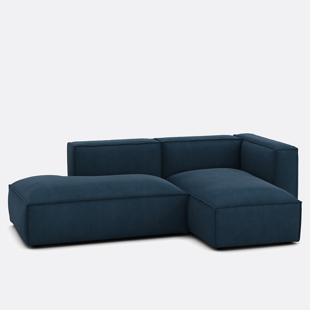 LA REDOUTE INTERIEURS<br>Sofá retangular de veludo cotelê Seven