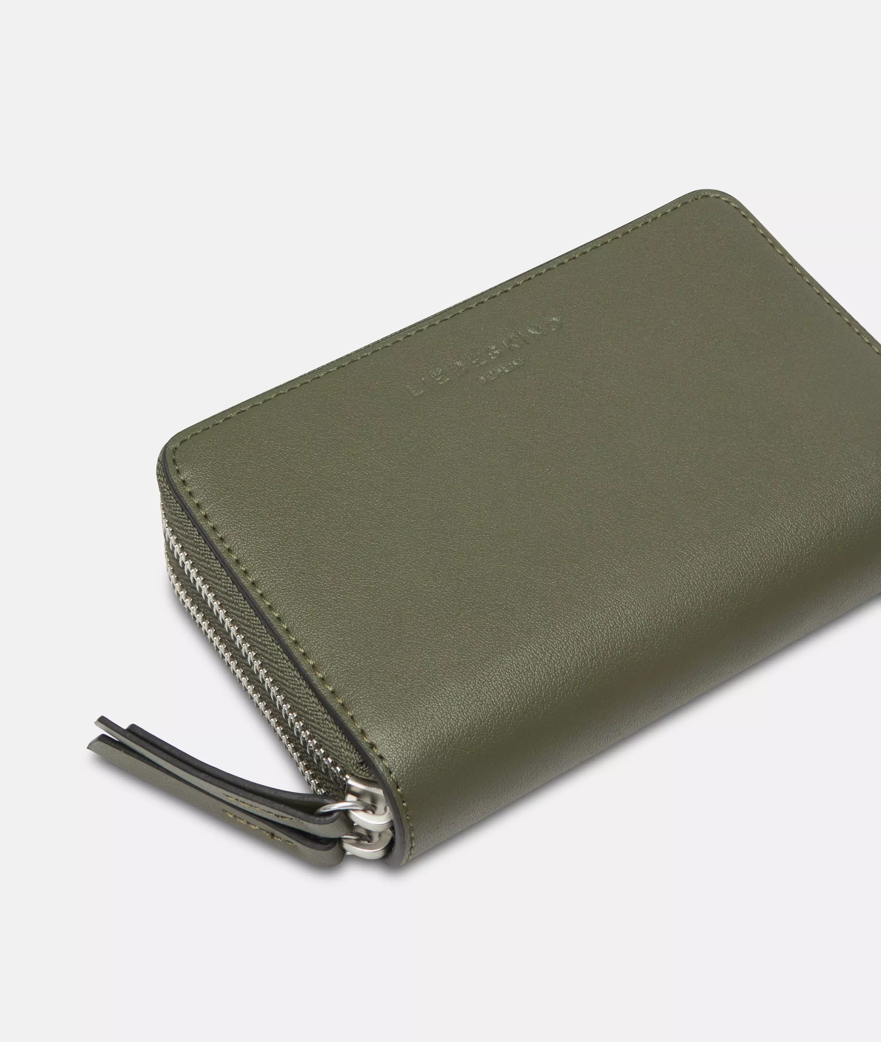 Sophia purse L Large wallet in leather look with authentic grain