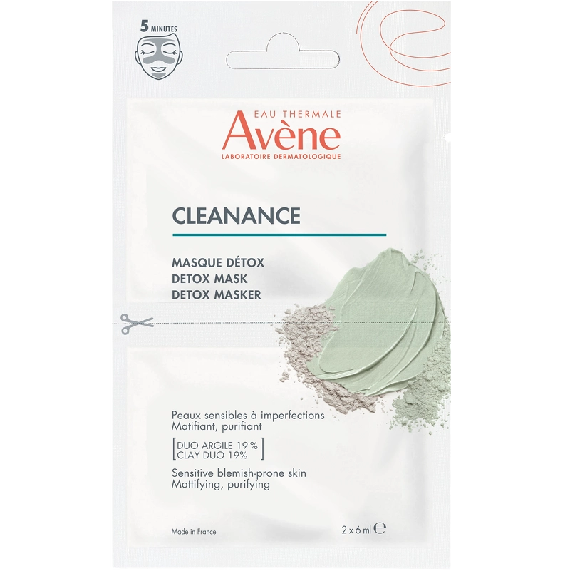 Avène Cleanance Detox Mask 2 x 6 ml