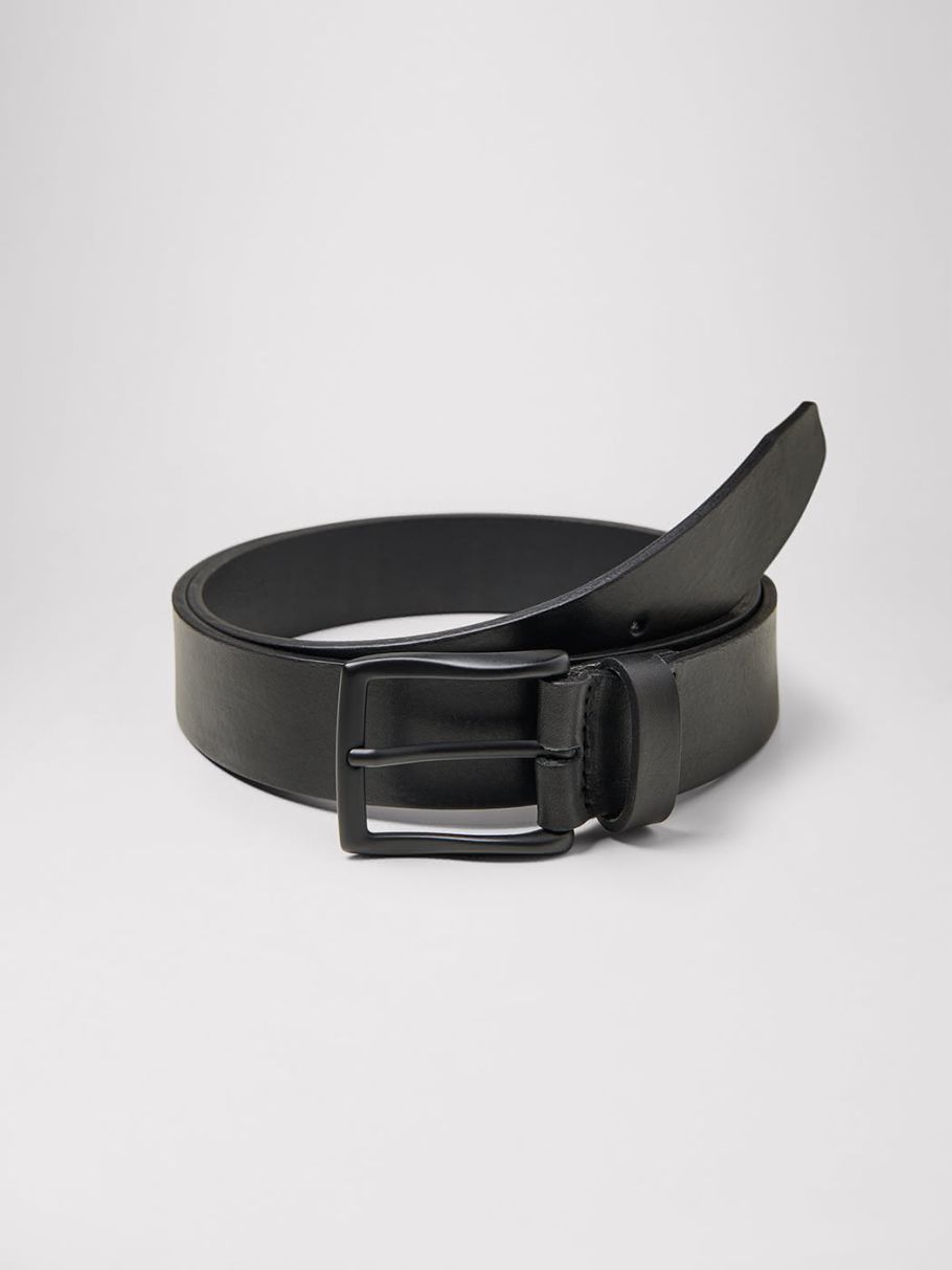 Ceinture en cuir bovin lisse