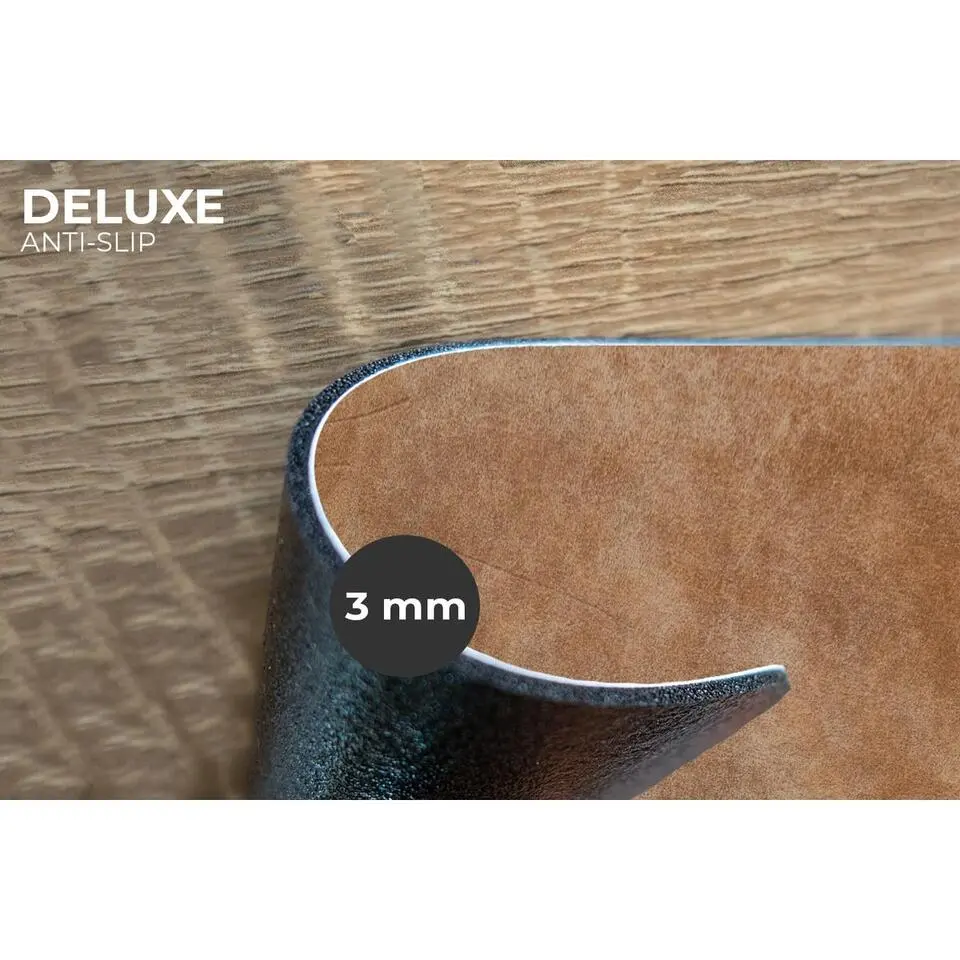 MuchoWow Placemat (6stuks) 45x30cm Leer Structuur Lederlook