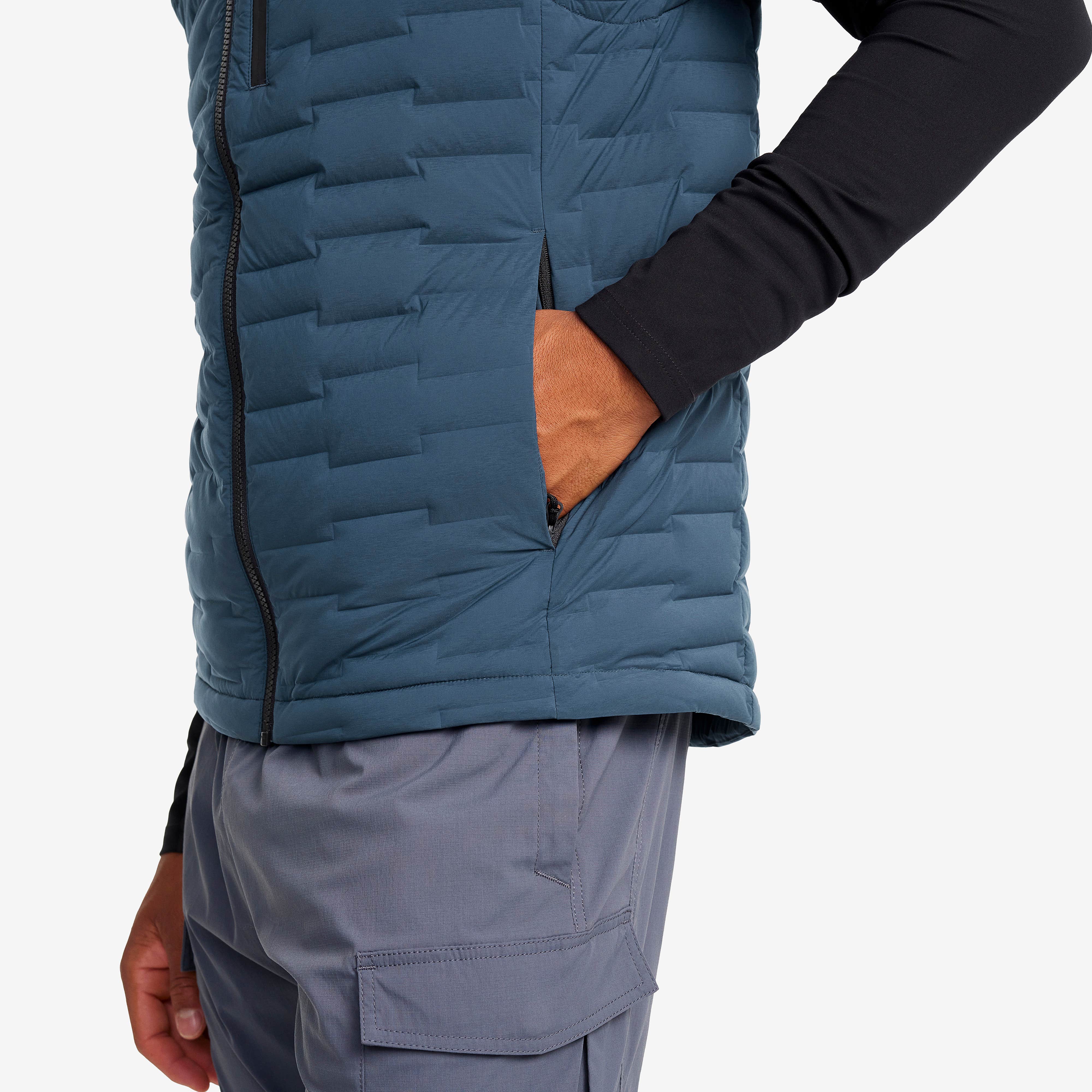 Flex Stretch Down Vest Herre Moonlit Ocean