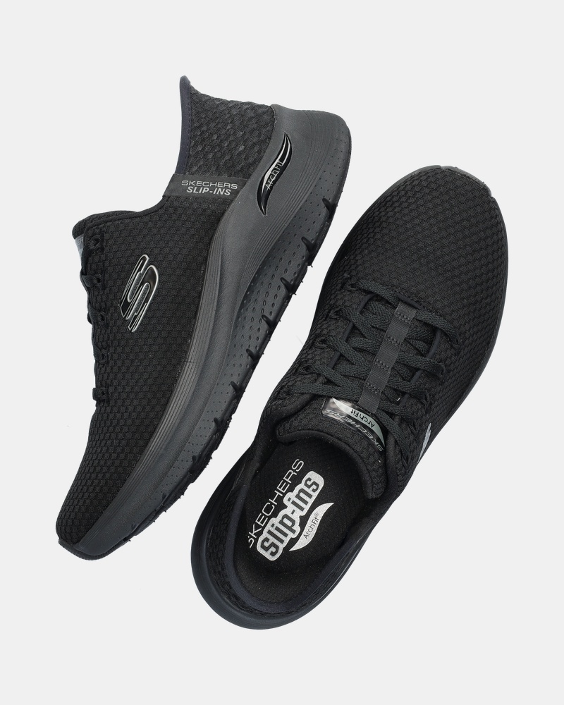 Skechers Hands Free Skip-Ins Arch Fit 2.0 Instapschoenen  - zwart