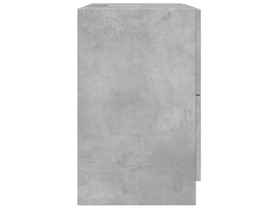 Armoire d'évier gris béton 59x37x59 cm Bois d'ingénierie