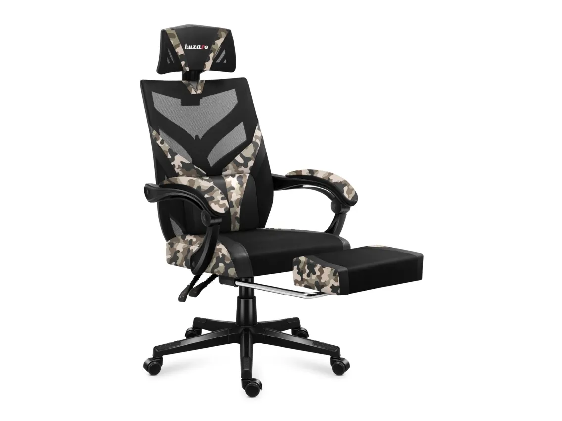 Huzaro Combat 5.0, PC gamingstol, 140 kg, Trådsæde, Ryglæn i net, PC, 610 x 610 mm