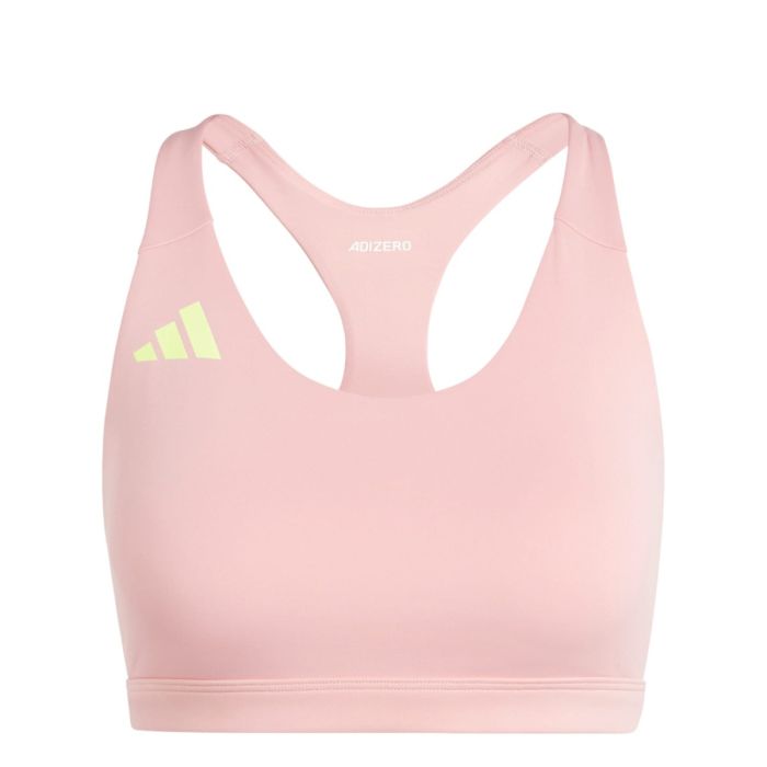 adidas Dame BH Adizero Medium-Support Bra Pink