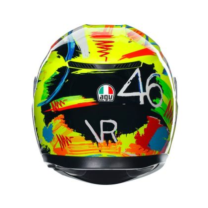 Casque AGV K3 - ROSSI WINTER TEST 2019 - Multicolore