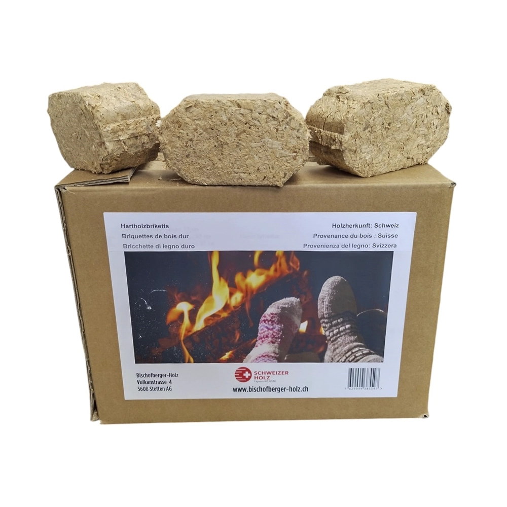 Bischofberger Schweizer Hartholzbriketts Buche 15kg