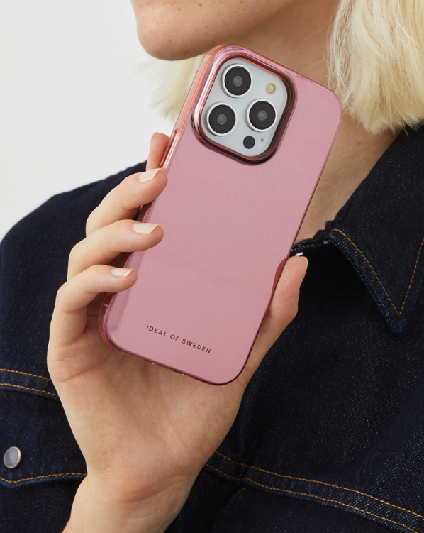 iPhone 16 MagSafe Hardcase Hülle Mirror Case Recycled (IDMRCMS-I2461-482) - Roségold