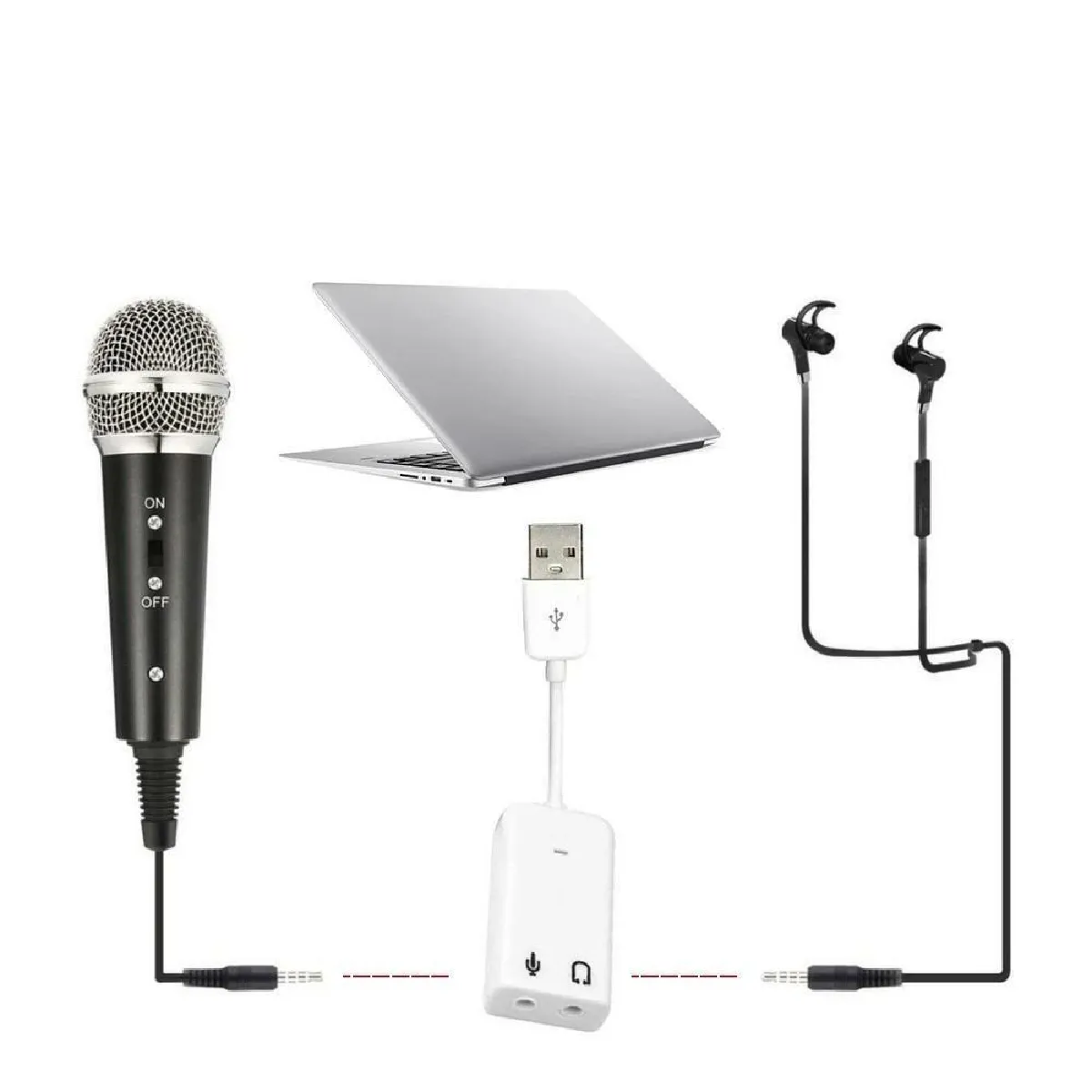 Justgreenbox Kit Microphone Vidéo