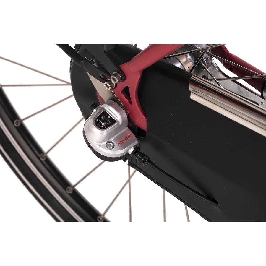 Adore E-Citybike Damen Hollandia Carry on 28'' E-Bike 3 Gänge rot