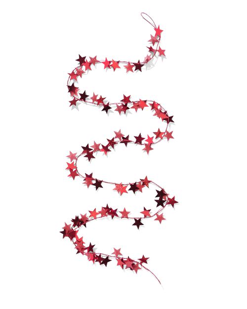 guirlande étoiles rouges 2 m