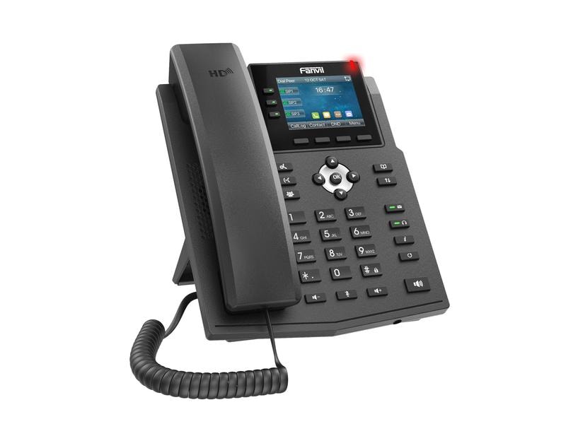 Fanvil Tischtelefon X3U Schwarz X3U Enterprise IP-Telefon