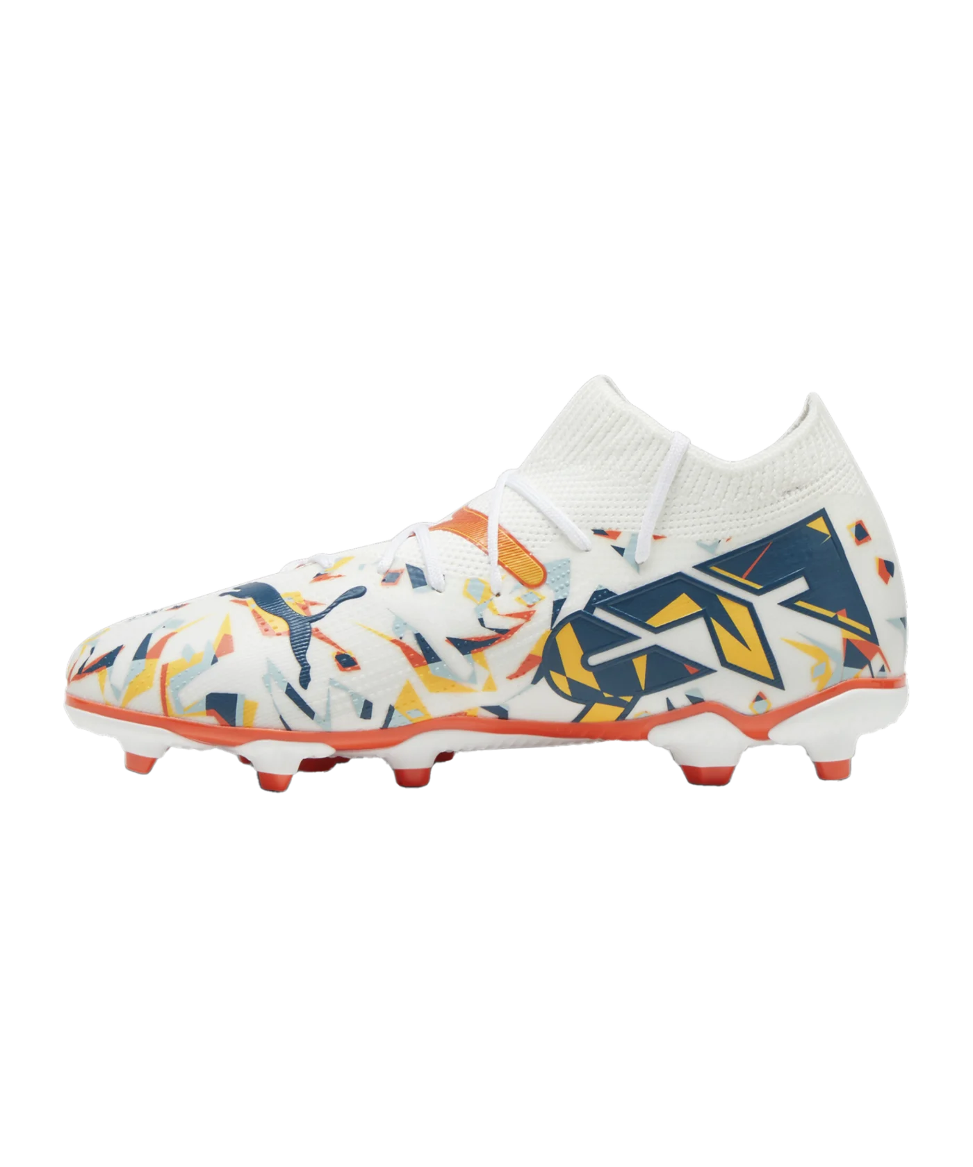 PUMA FUTURE 7 Match Creativity FG/AG Jr Kids Weiss Grün F01