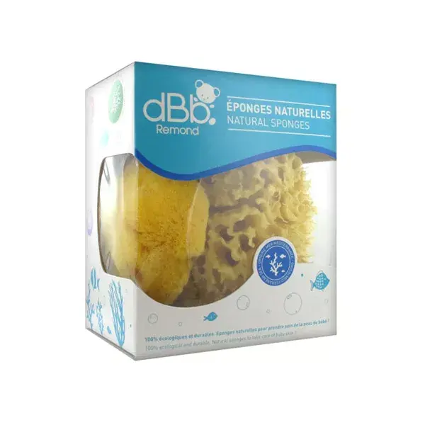 Conjunto de 2 esponjas naturais dBb Remond