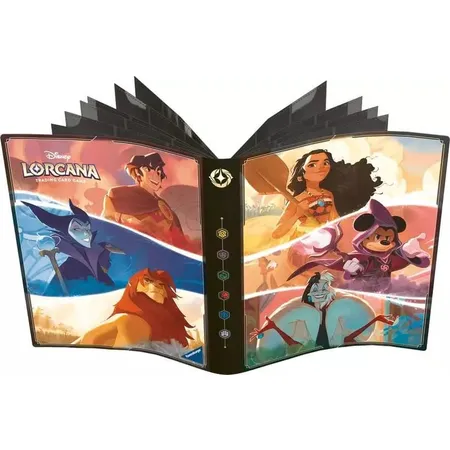 Ravensburger Disney Lorcana: Sammelmappe Micky, Vaiana, Cruella De Vil