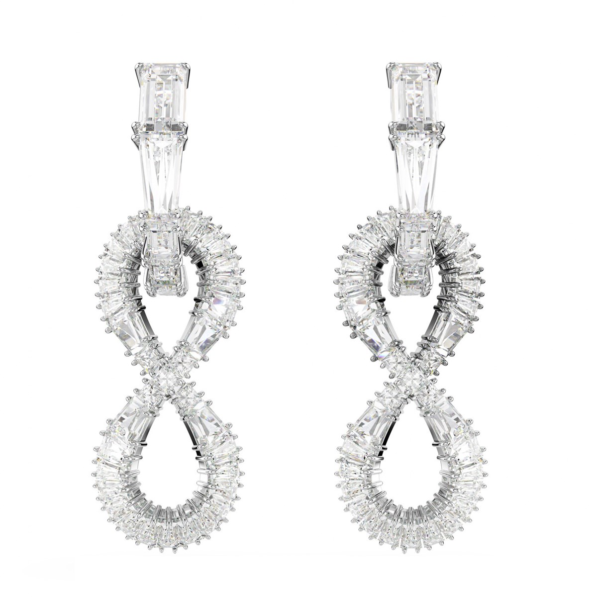 Boucles d'oreilles pendantes Swarovski Hyperbolainfini