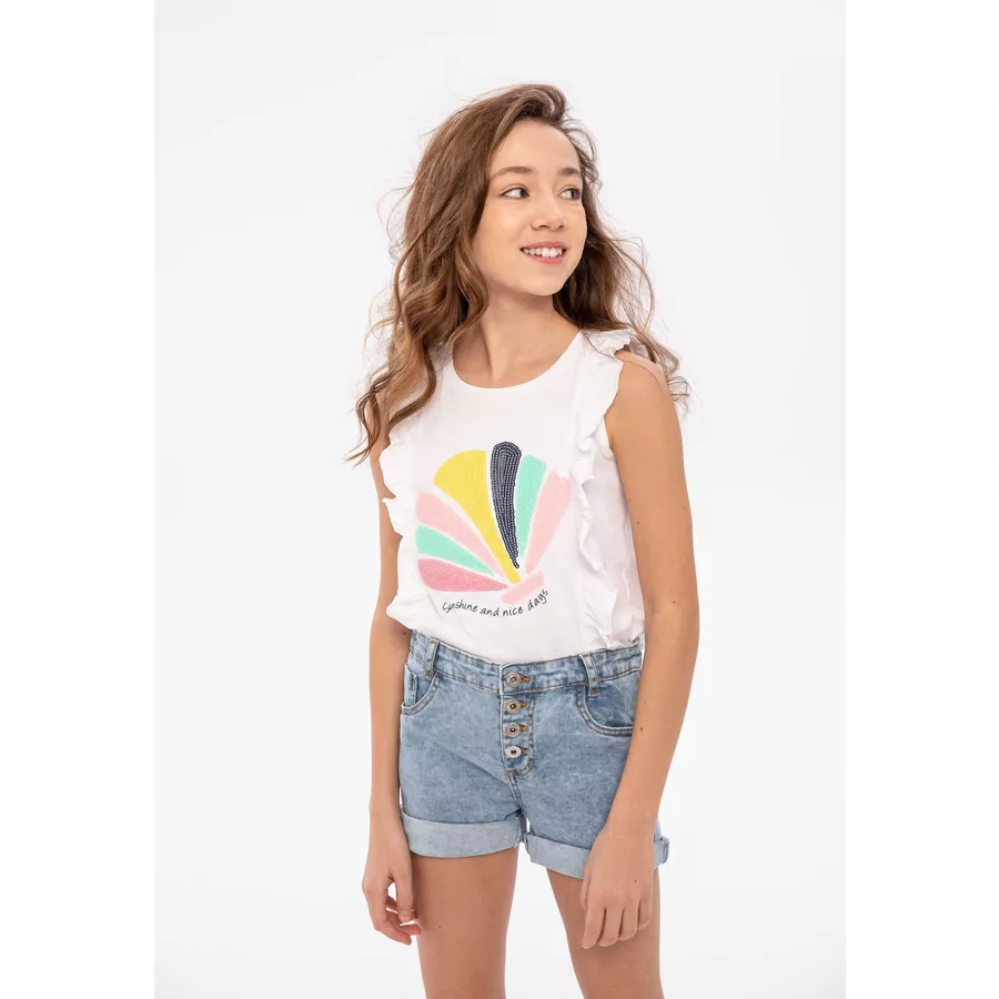 MINOTI Jeansshorts Denim-Blau
