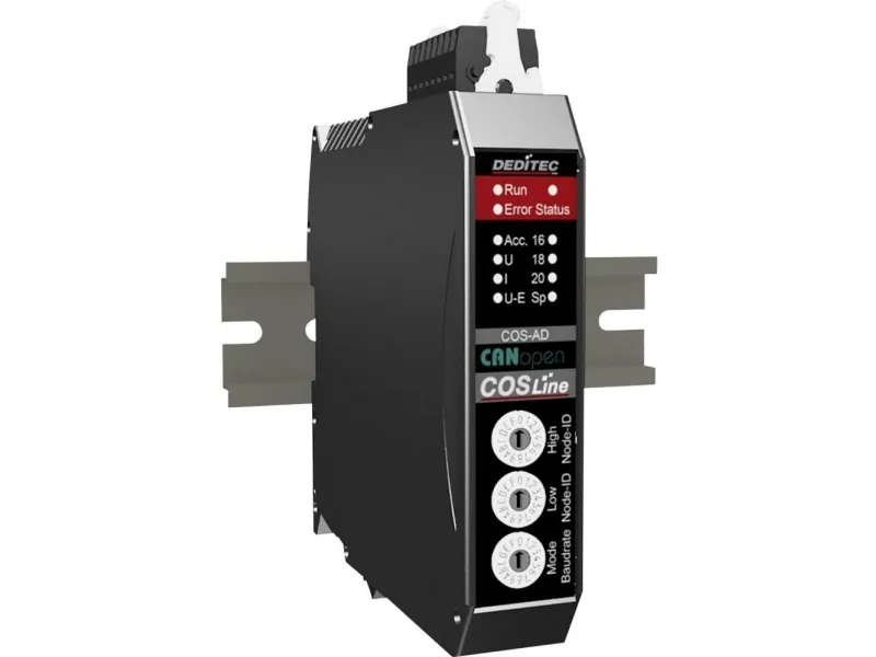 Deditec COS-AD16-16_I20MA COS-AD16-16_I20MA Multifunktionsmodul CANopen Antal indgange: 16 x Antal udgange: 0 x 7 V, 24 V 1 stk