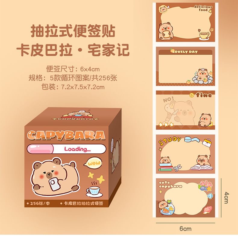 Eranso - Capybara Memo Pad (Diverse ontwerpen)
