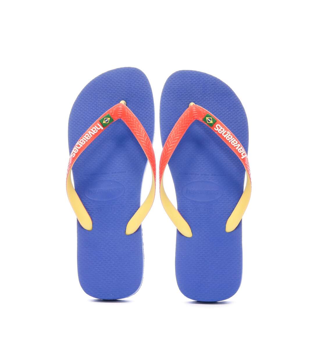 Tongs Bleu/Jaune Homme Havaianas Brasil Mix