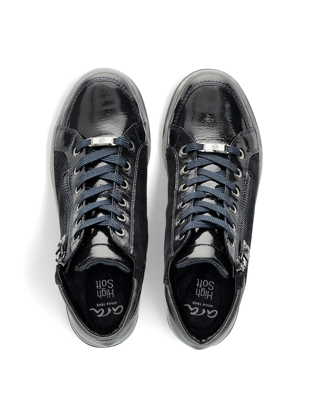 Hightop Sneaker Rom blau
