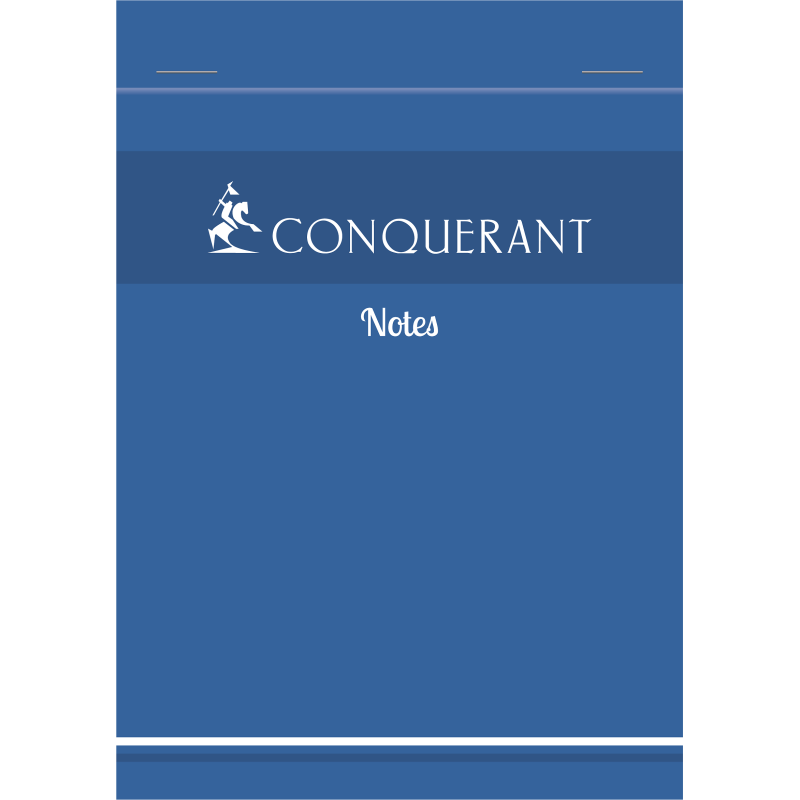 Bloc Conquerant Agrafe 105X148 200P 60G Q5/5 Bleu