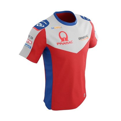 T-Shirt manches courtes Ixon PRAMAC SUBLI 22 ENFANT - Rouge / Bleu