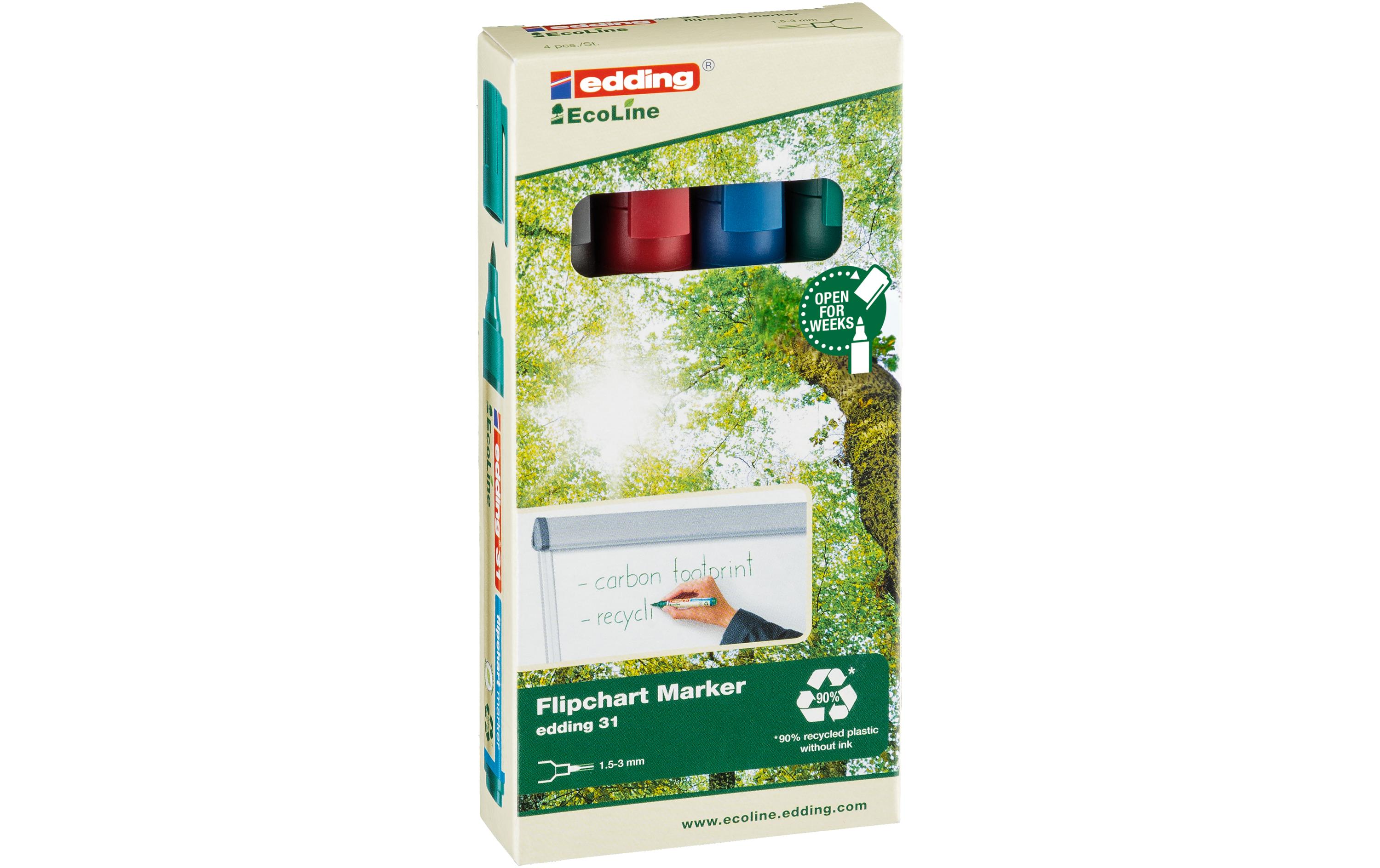 31 EcoLine 4 StückFlipchartmarker