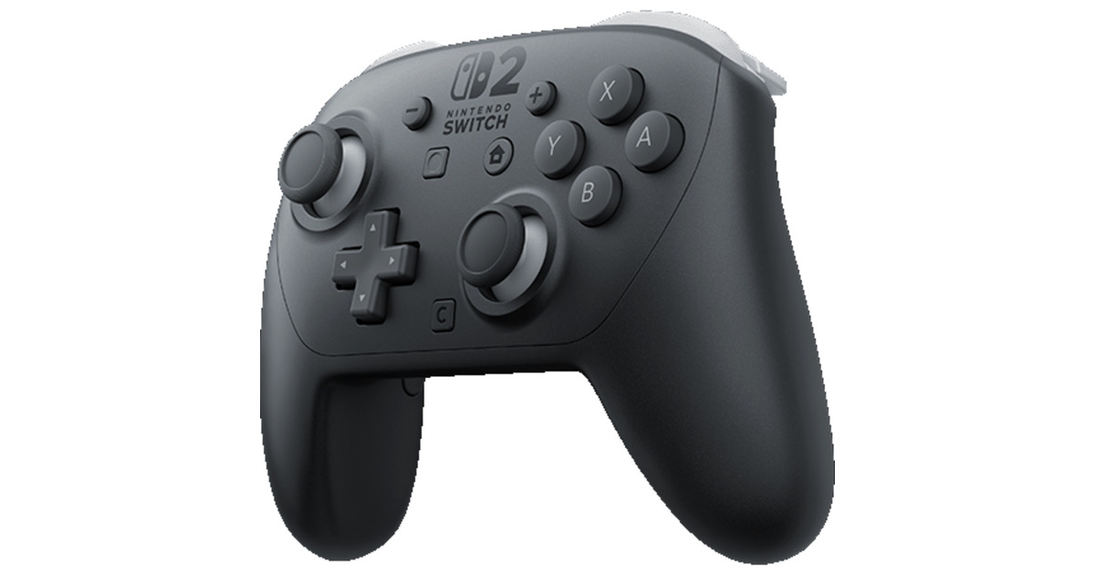 NintendoSwitch 2-Pro-controller  (Zwart, Bluetooth, NFC)