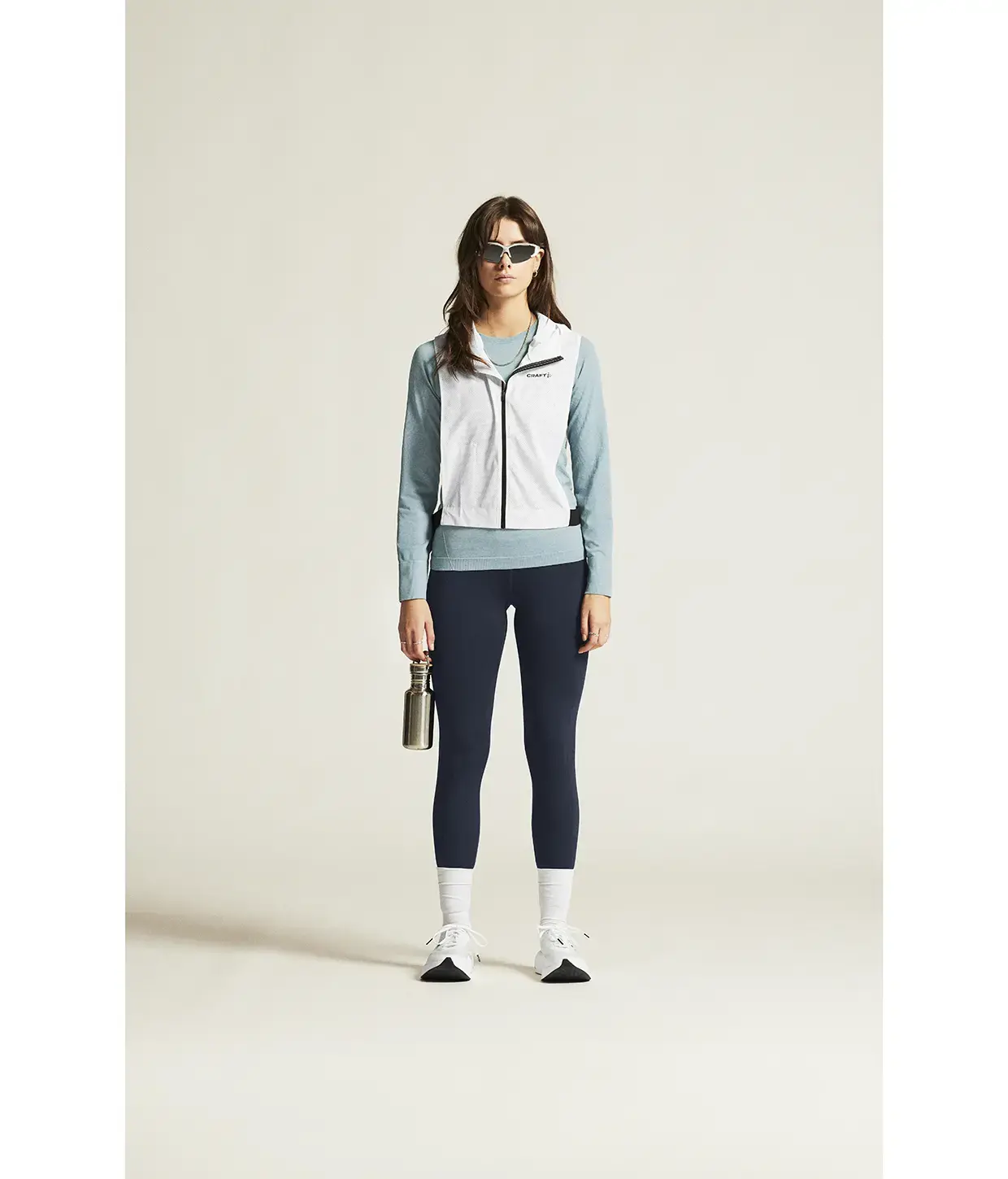 Craft CORE Dry Active Comfort Thermoshirt Lange Mouwen Lichtblauw Dames