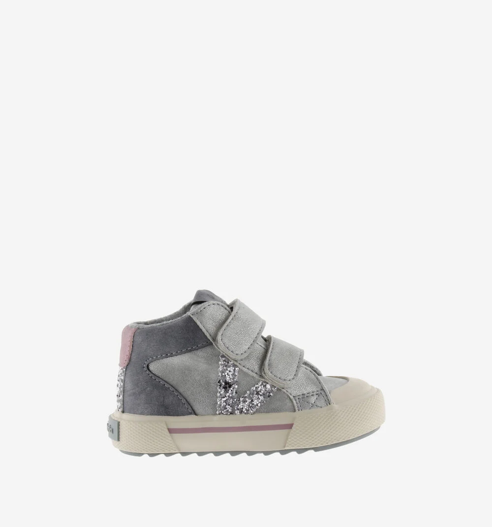 TRIBU SCRATCH MÉTALLISÉ Bottines à paillettes pour filles PLATA