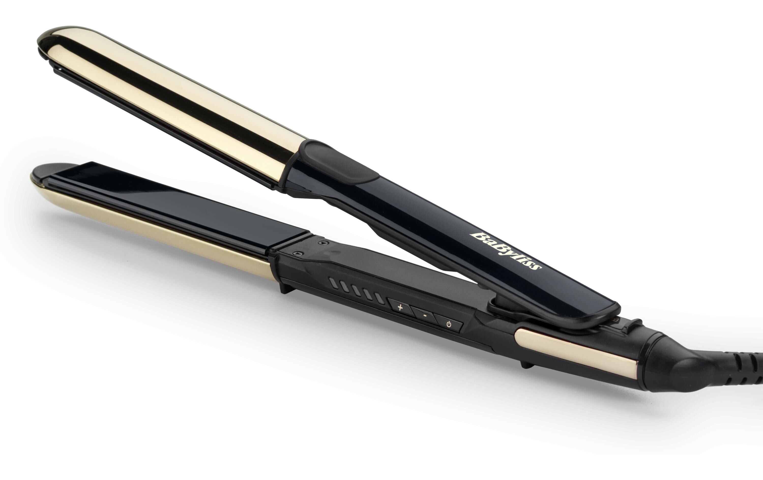 Haarglätter Black Onyx Schwarz<br>Glätteisen für die Haare
