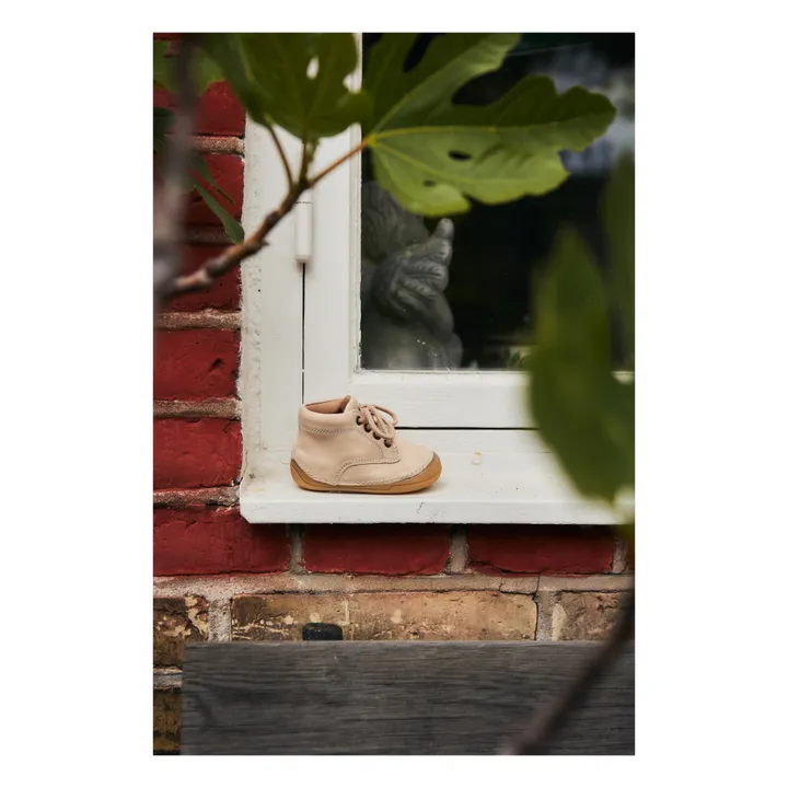 Petit Nord Baskets Lacets Bootie | Crème