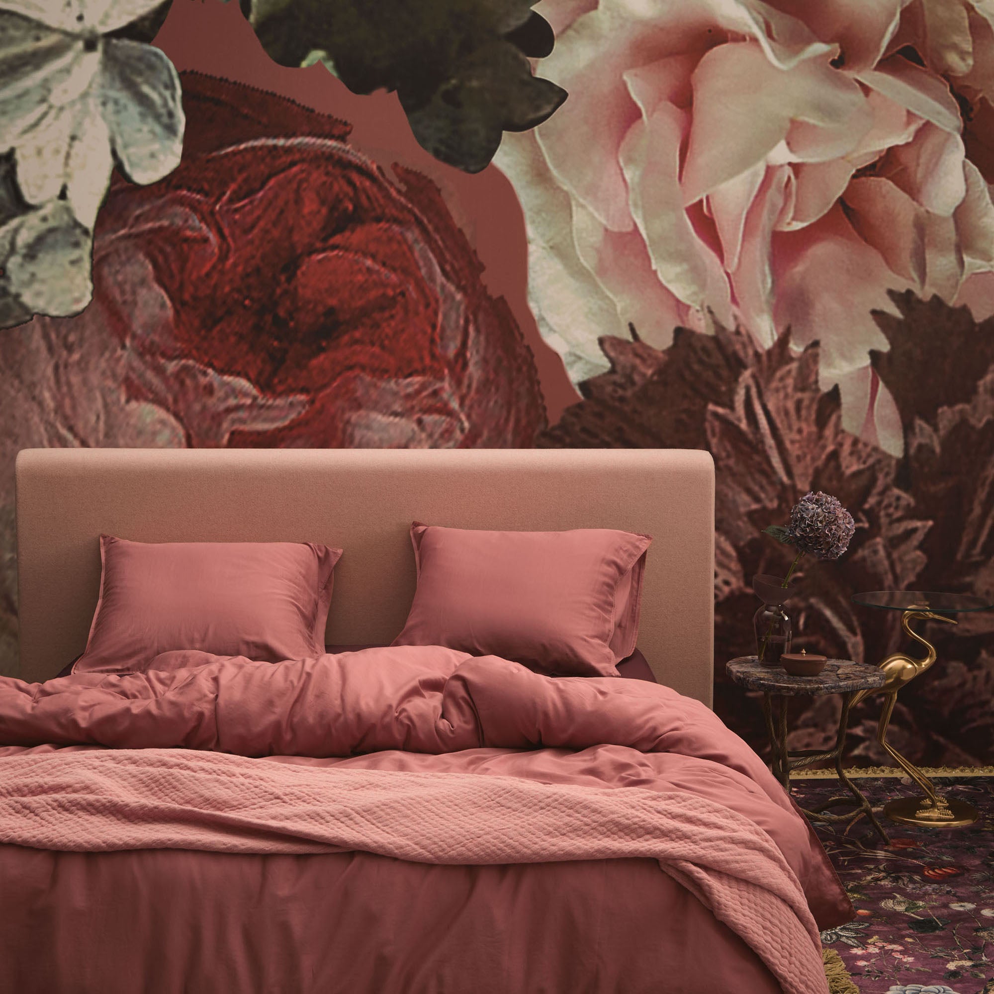Essenza Minte Dekbedovertrek 140 x 220 cm - Dusty rose