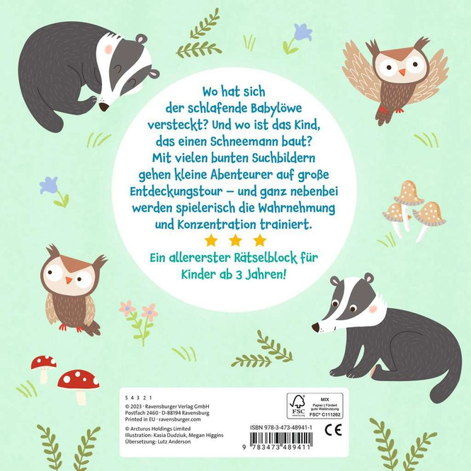 Mein allererster Rätselblock - Suchen und finden