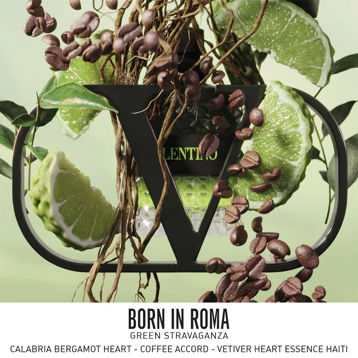 Valentino Born In Roma Uomo Green Stravaganza Eau De Toilette