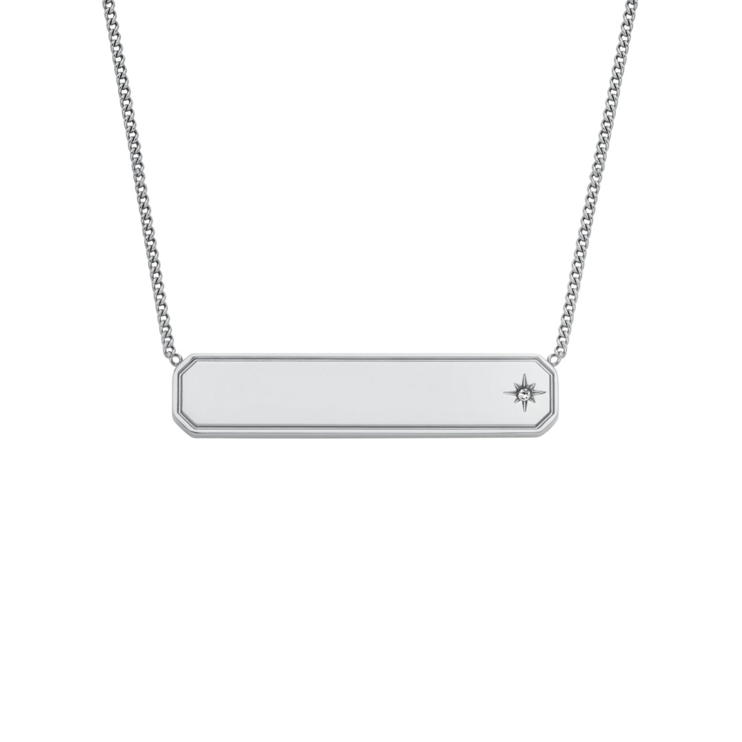 Fossil Sadie Halskette Silber
