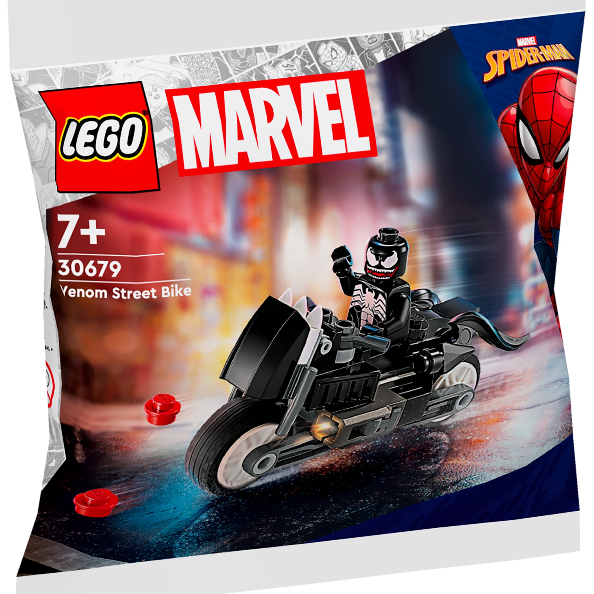 LEGO Konstruktionsspielzeug Marvel Super Heroes Venoms Motorrad