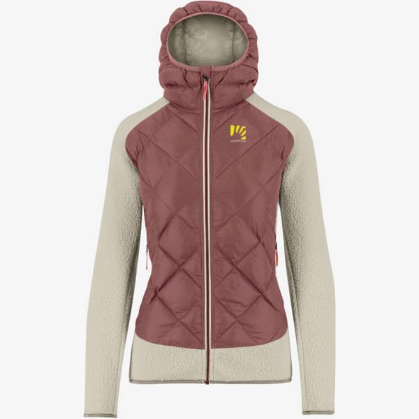 Doudoune ski de randonnée KARPOS MARMAROLE RETRO W JKT DECO ROSE/OAT
