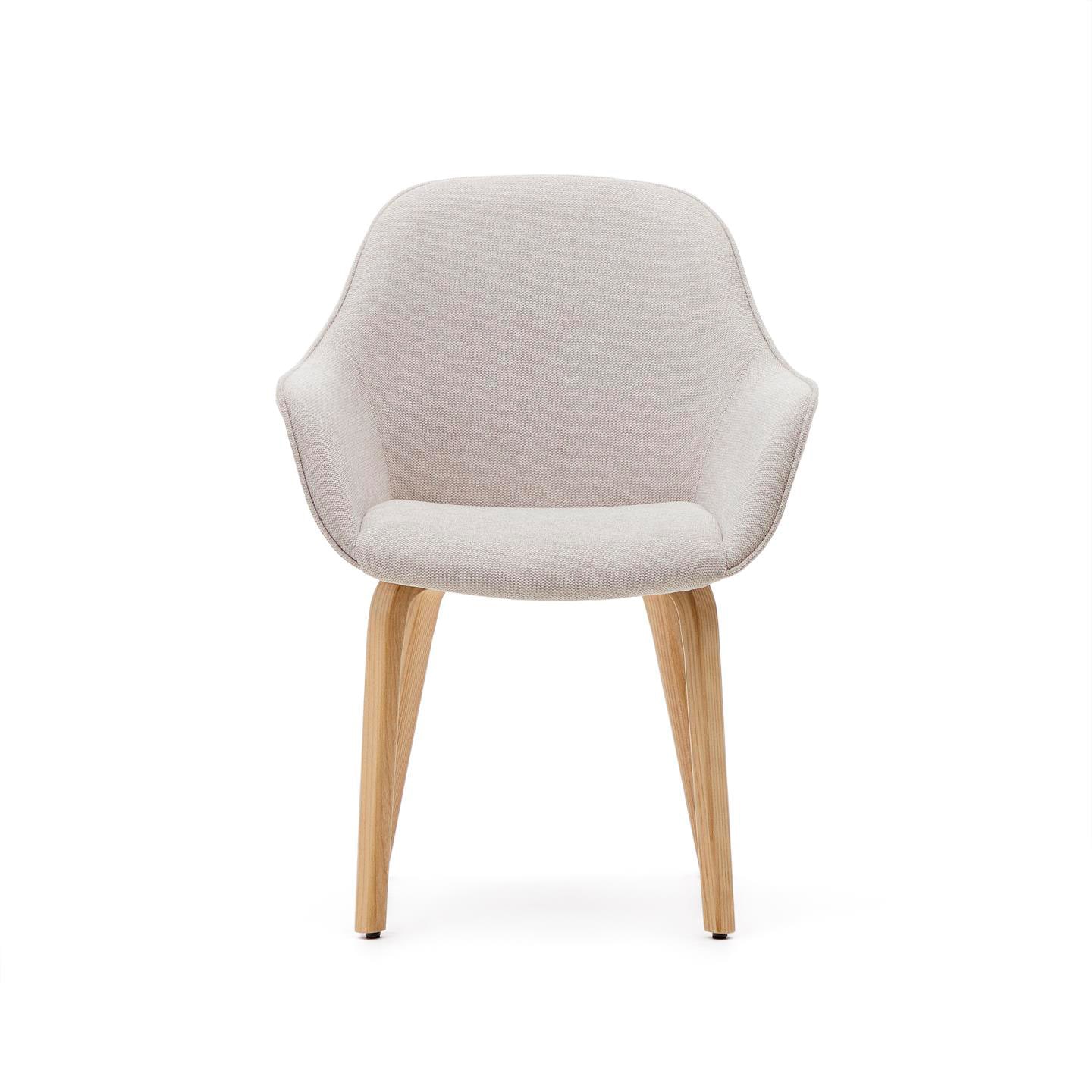 Kave Home ALELI Esche massiv/beige